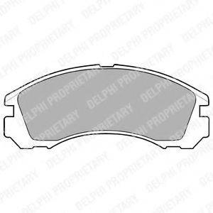 Комплект гальмівних колодок, дискове гальмо