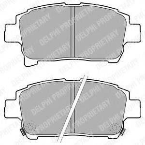 Комплект гальмівних колодок, дискове гальмо