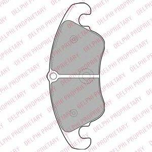 Комплект гальмівних колодок, дискове гальмо
