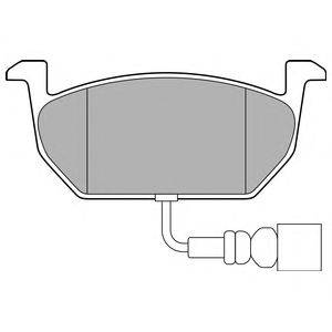 Комплект гальмівних колодок, дискове гальмо