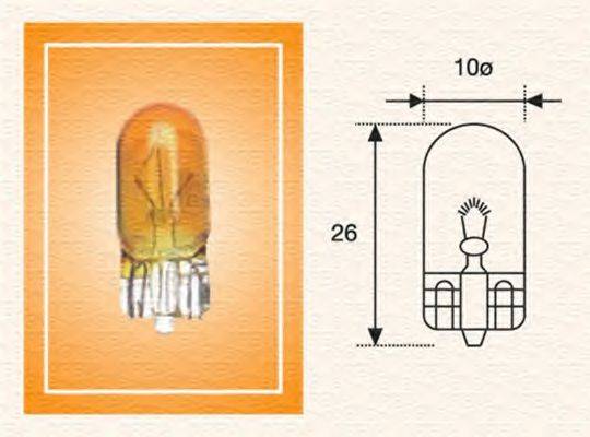Лампа розжарювання, ліхтар покажчика повороту; Лампа розжарювання 002051800000 MAGNETI MARELLI